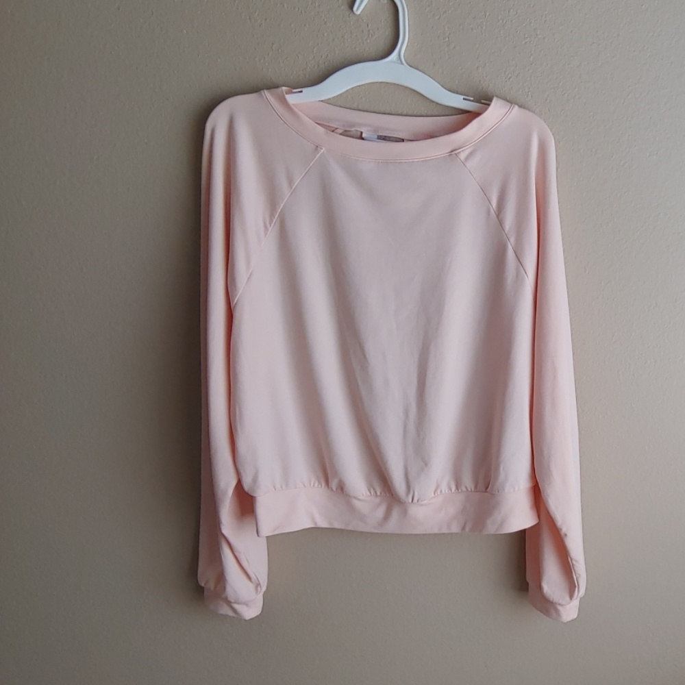 Cute Back Mesh Pink Top